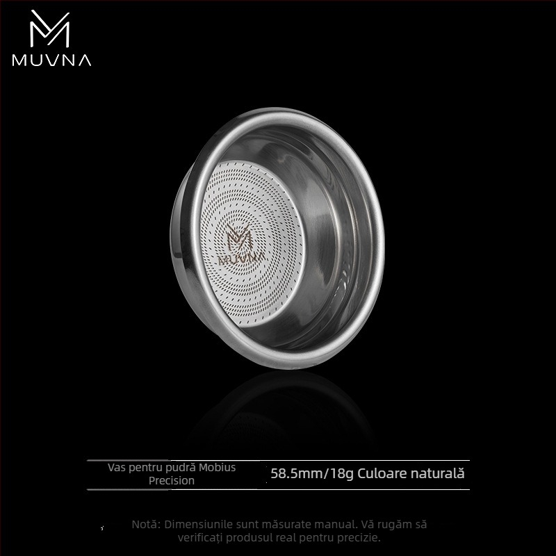 Cupa de dozare pentru espresso, seria Liquid Magic de la MUVNA MUWENA, oțel inoxidabil 304, 18/20/22 g