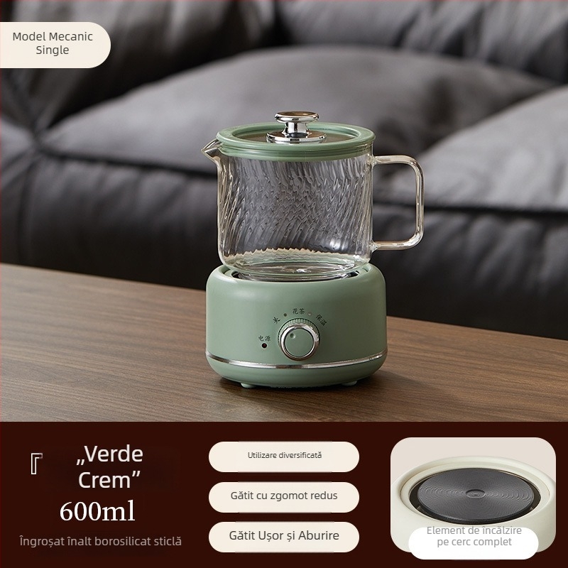 Cana electrică de încălzire cu bază – capacitate 0.6–0.7 L, sub 1000 W, 220 V