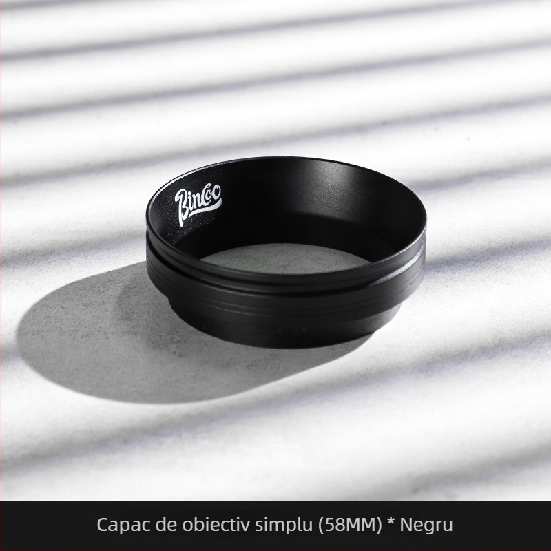 Mâner portafiltru espresso cu inel magnetic pentru praf, 51/53/58 mm, aliaj de aluminiu