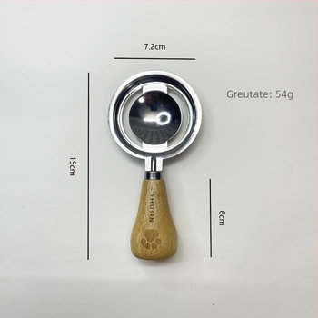 Set de 8 tacâmuri de bucătărie din oțel inoxidabil cu mânere din lemn de cauciuc: batator de ouă, separator de albușuri și presă de piure