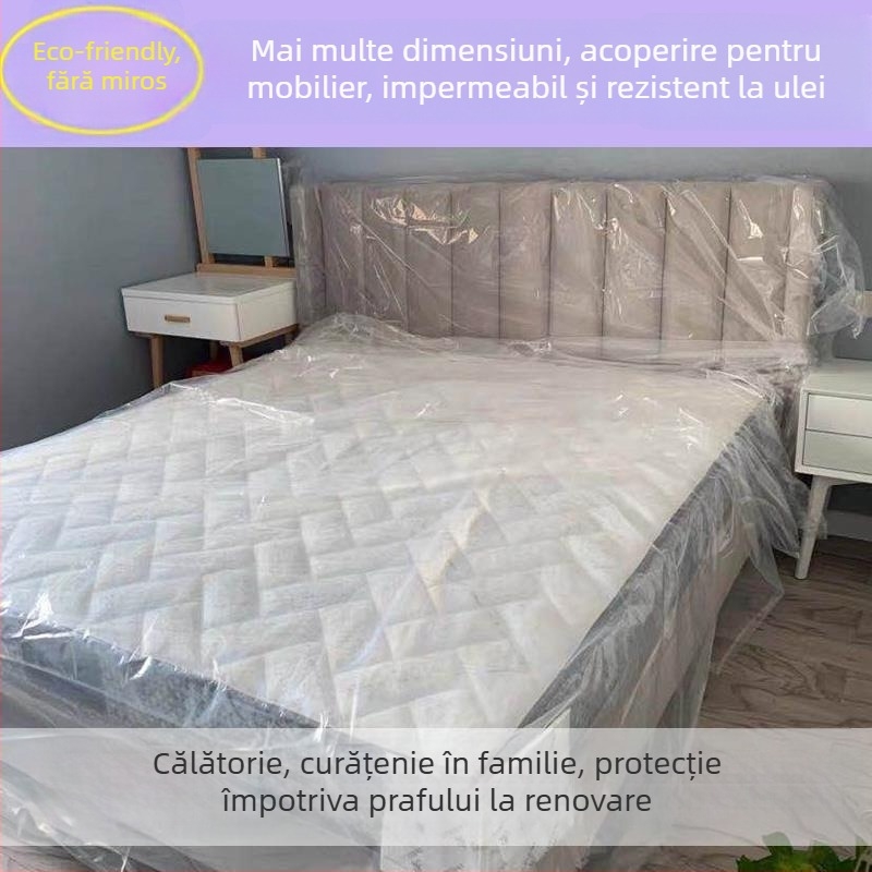 Material de protecție împotriva prafului pentru canapea și pat – Stil simplu și modern pentru living; Spațiu: living; Material: Alt