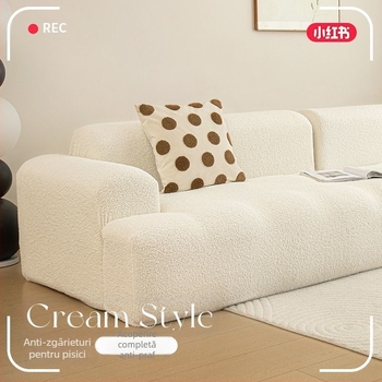 Husă de canapea pentru colțar, din poliester, culoare solidă, stil minimalist modern