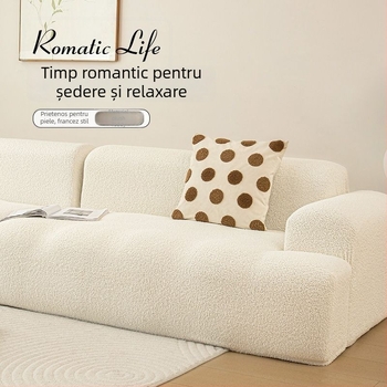 Husă de canapea pentru colțar, din poliester, culoare solidă, stil minimalist modern