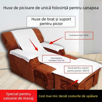 Pad pentru canapea din tifon, antiderapant, într-un singur element, model stea cu cinci colțuri, potrivit pentru canapea combinată, stil modern minimalist