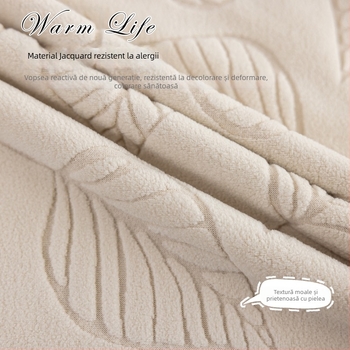 Husa pentru canapea Bright piano, poliester, pentru canapele combinate, model solid, stil simplu modern