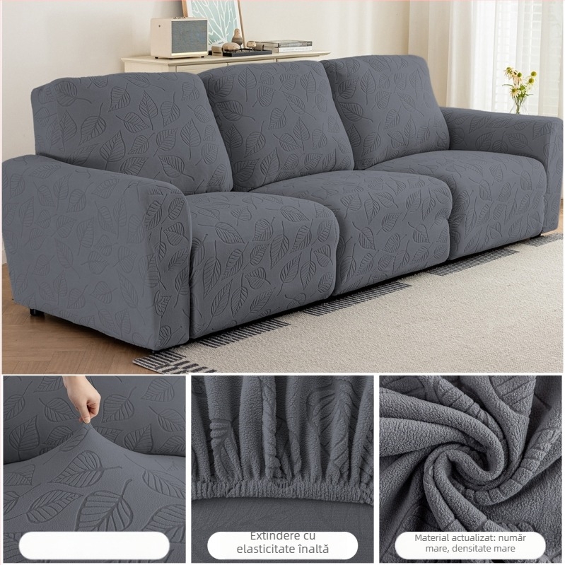 Husa pentru canapea Bright piano, poliester, pentru canapele combinate, model solid, stil simplu modern