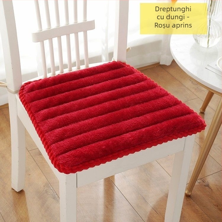 Perne de șezut pentru birou din lână — pentru toate sezoanele, model digital, stil minimalist, tip țesătură pentru pernă