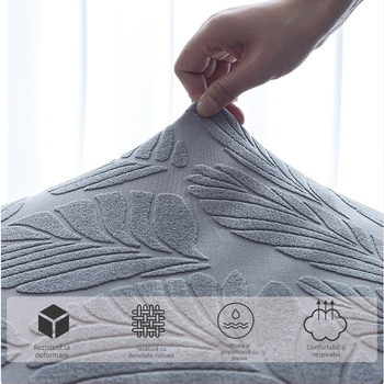 Husă pentru pernele de canapea — material țesut; potrivită pentru canapele modulare; stil simplu; conținutul principal de țesătură 95% (Material: Țesătură; Potrivită pentru canapele modulare; Stil: Simplu; Conținutul principal de țesătură: 95%)