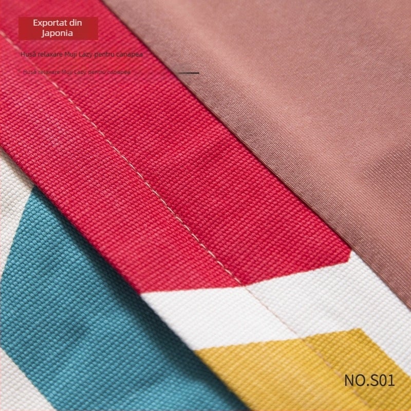 Husă pentru canapea în stil Muji Japonez, țesătură 100% poliester, lavabilă și detașabilă, pentru canapele modulare, model 38545425181