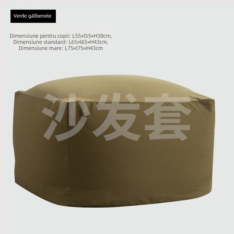 Husă pentru canapea în stil Muji Japonez, țesătură 100% poliester, lavabilă și detașabilă, pentru canapele modulare, model 38545425181