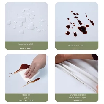 Față de masă PVC pentru dulapul TV – impermeabilă, rezistentă la praf, rezistentă la ulei, dreptunghiulară