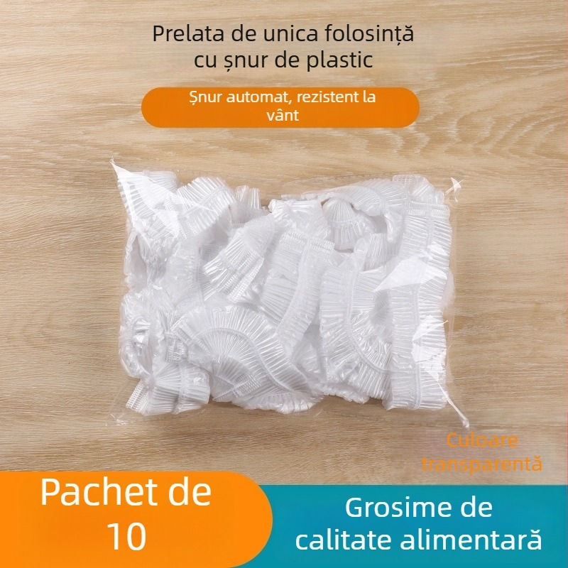 Masă de unică folosință din plastic, rotundă – impermeabilă, rezistentă la praf și la ulei, stil festiv.