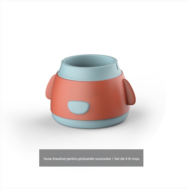 Capace din silicon pentru picioarele scaunului, rotunde, rezistente la uzură, stil modern minimalist (Material: silicon; Formă: rotund; Funcție: rezistență la uzură; Stil: modern minimalist; Brand: Sun Xiaomei)