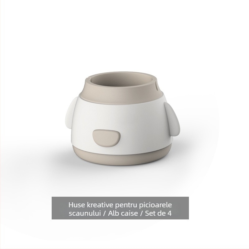 Capace din silicon pentru picioarele scaunului, rotunde, rezistente la uzură, stil modern minimalist (Material: silicon; Formă: rotund; Funcție: rezistență la uzură; Stil: modern minimalist; Brand: Sun Xiaomei)