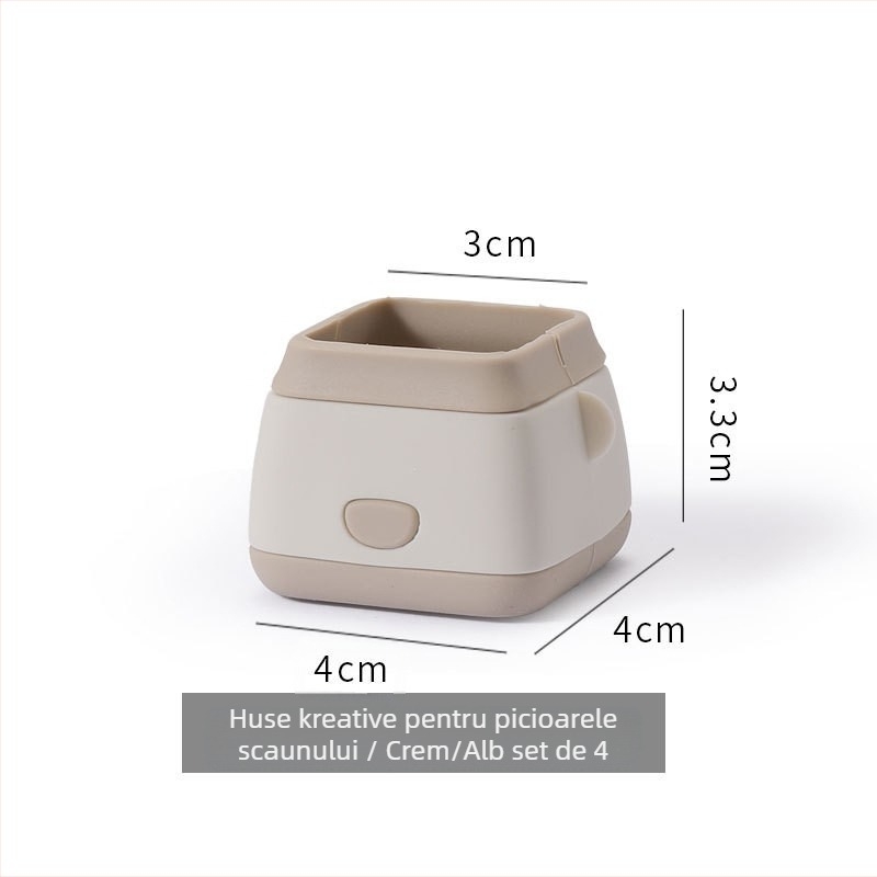 Capace din silicon pentru picioarele scaunului, rotunde, rezistente la uzură, stil modern minimalist (Material: silicon; Formă: rotund; Funcție: rezistență la uzură; Stil: modern minimalist; Brand: Sun Xiaomei)