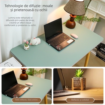 Covoraș de masă din piele, dreptunghiular, impermeabil, rezistent la ulei, anti-alunecare, durabil, pentru învățare și calculator la copii