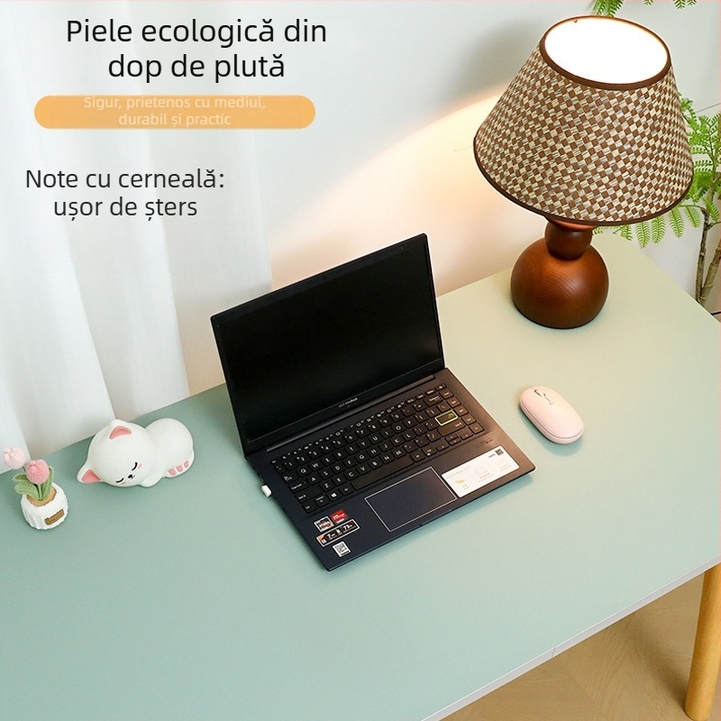 Covoraș de masă din piele, dreptunghiular, impermeabil, rezistent la ulei, anti-alunecare, durabil, pentru învățare și calculator la copii