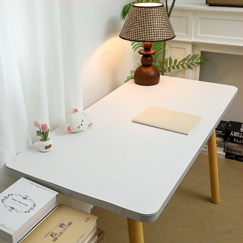 Covoraș de masă din piele, dreptunghiular, impermeabil, rezistent la ulei, anti-alunecare, durabil, pentru învățare și calculator la copii