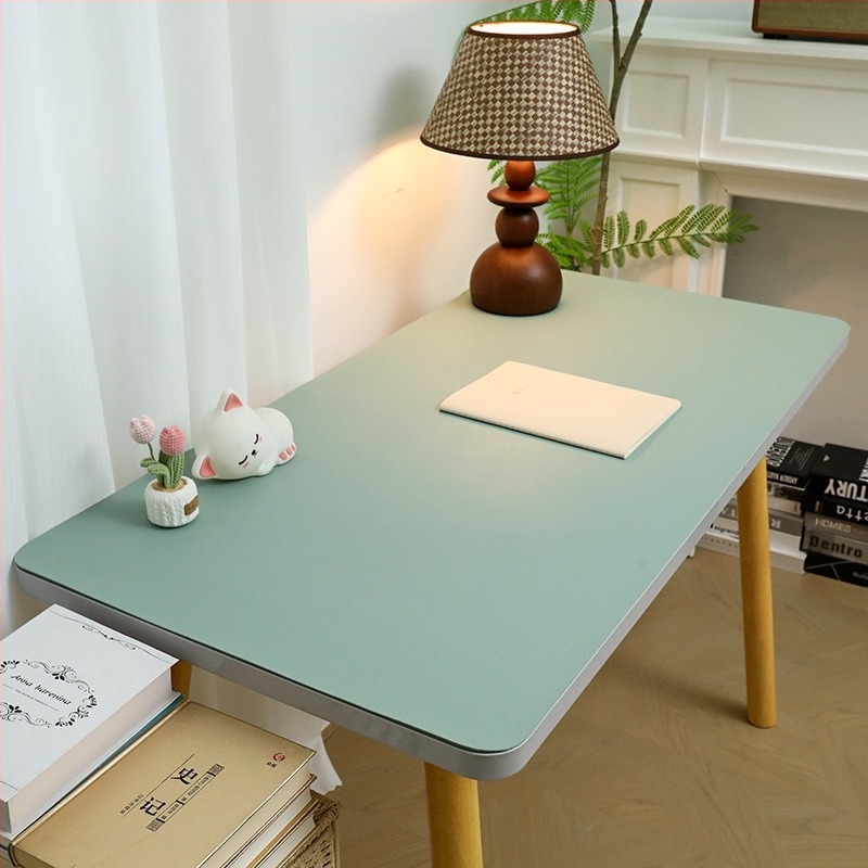 Covoraș de masă din piele, dreptunghiular, impermeabil, rezistent la ulei, anti-alunecare, durabil, pentru învățare și calculator la copii