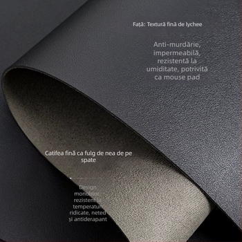 Covoraș de masă din piele - dreptunghiular, impermeabil la apă, rezistent la ulei, anti-alunecare