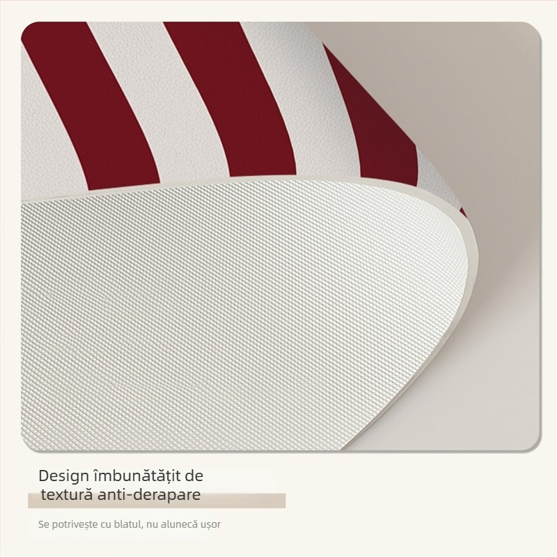 Față de masă pătrată PVC, anti-pliuri, stil retro, model cu grilă