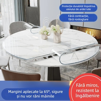 Față de masă pătrată, cu model grilă, anti-încrețire, din fibră elastică de poliuretan (spandex)