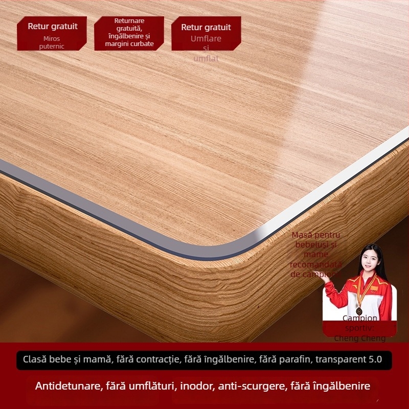 Față de masă pătrată, cu model grilă, anti-încrețire, din fibră elastică de poliuretan (spandex)