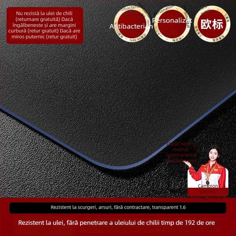 Față de masă pătrată, cu model grilă, anti-încrețire, din fibră elastică de poliuretan (spandex)