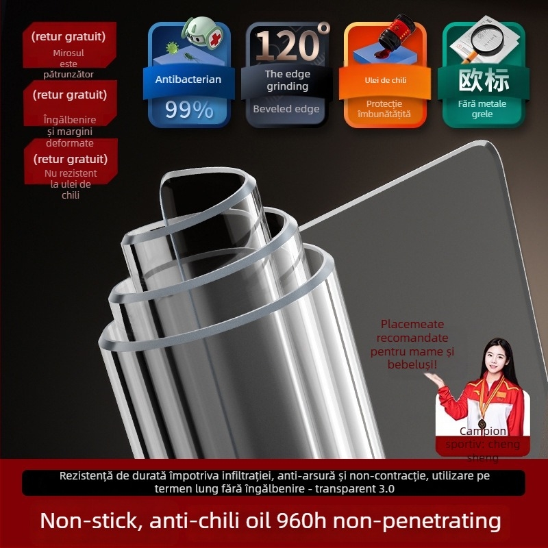 Față de masă pătrată, cu model grilă, anti-încrețire, din fibră elastică de poliuretan (spandex)