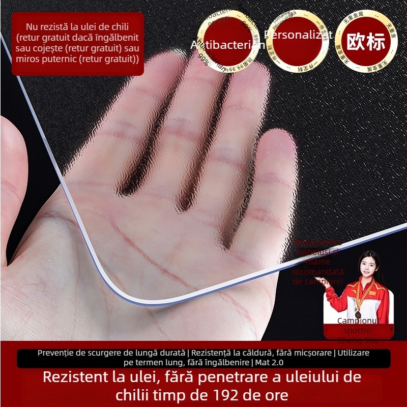 Față de masă pătrată, cu model grilă, anti-încrețire, din fibră elastică de poliuretan (spandex)