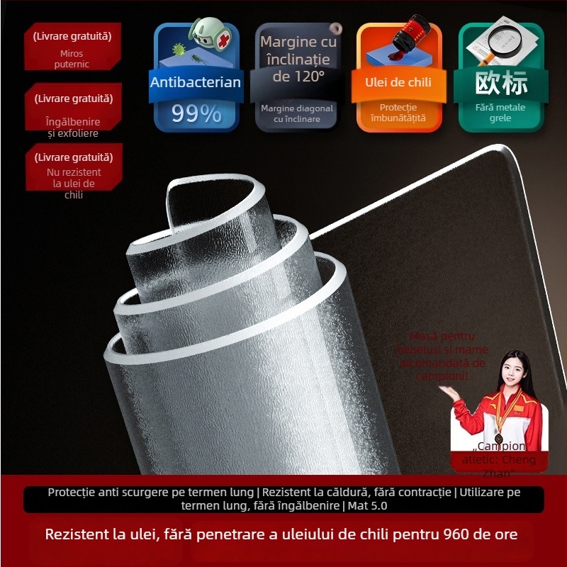 Față de masă pătrată, cu model grilă, anti-încrețire, din fibră elastică de poliuretan (spandex)