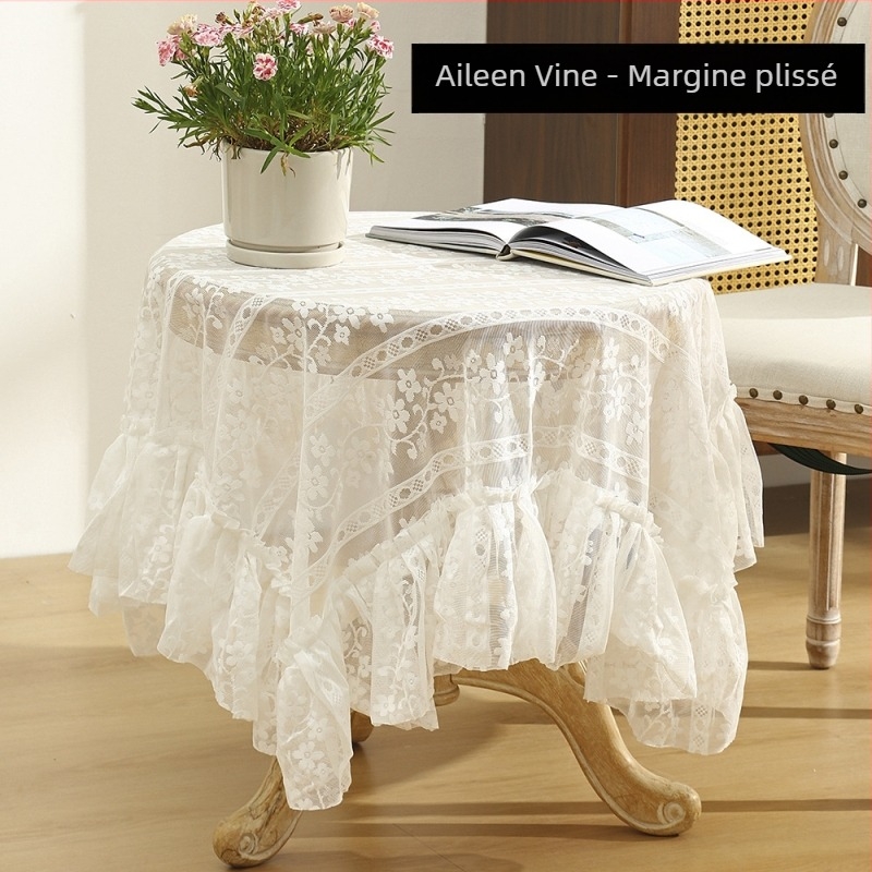 Față de masă, Yuro, stil francez, model floral, poliester