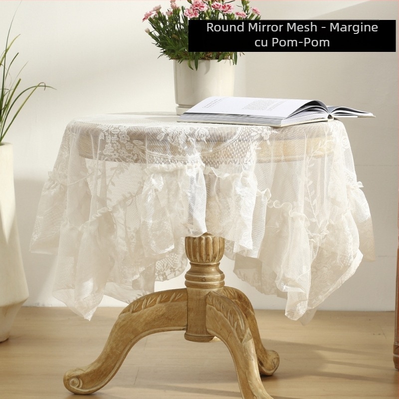 Față de masă, Yuro, stil francez, model floral, poliester