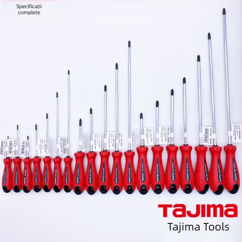 Șurubelniță Philips magnetic Tajima EL serie, mâner din cauciuc moale, oțel Cr-V, vârf de 3 mm