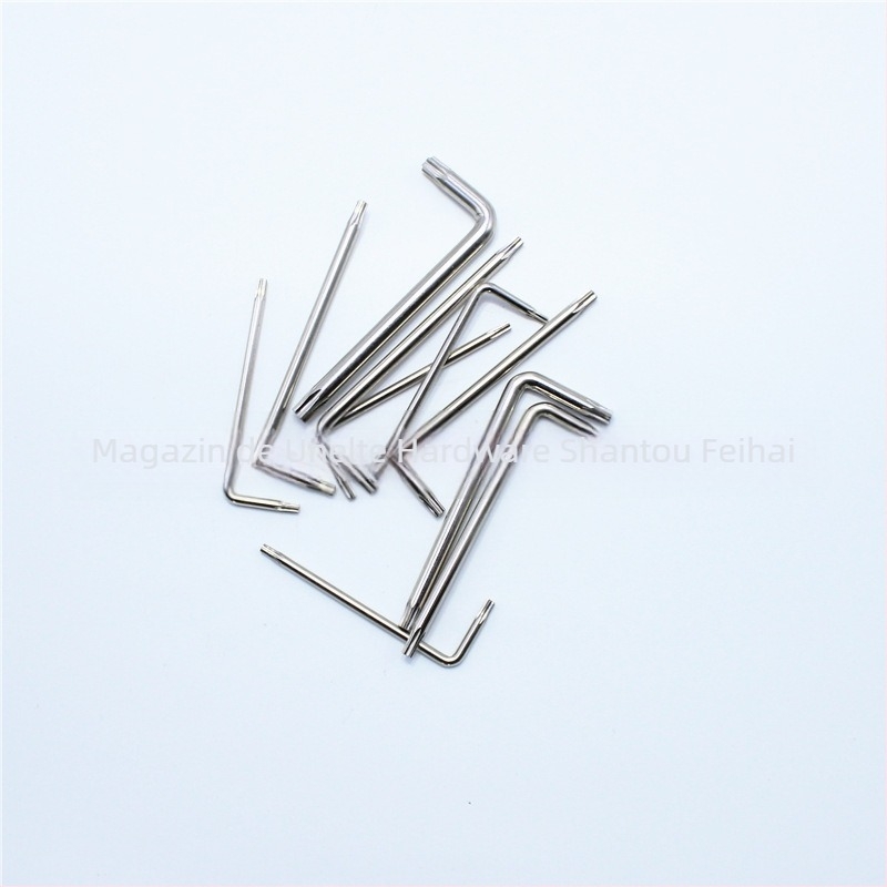 Șurubelniță Torx cu gaură, T6-T30, șurubelniță în formă de L, cu capete duble și cheie întărită
