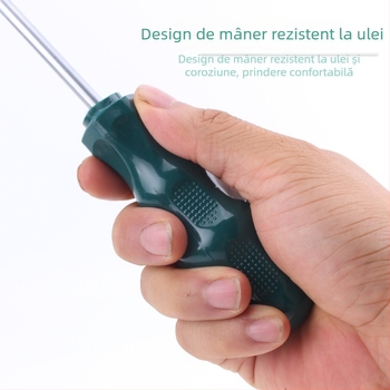 TOTCHI set șurubelnițe magnetice, cap plat și cruce, duritate înaltă, rezistente la ulei, oțel crom-vanadiu, uz casnic, diverse dimensiuni