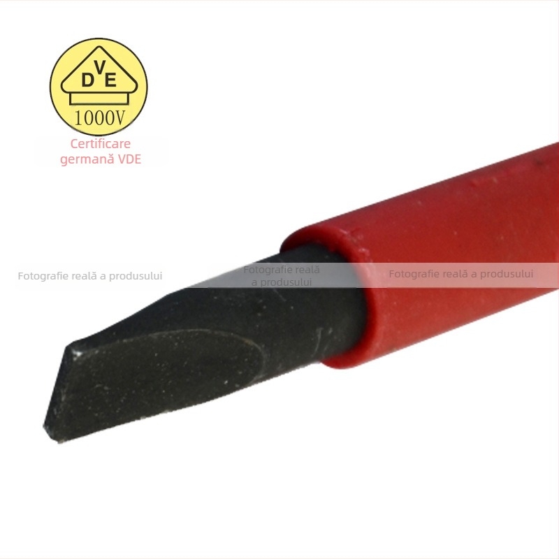 Persian Tools șurubelniță VDE izolată cu cap Philips și cu cap plat pentru electricieni, oțel Cr-V