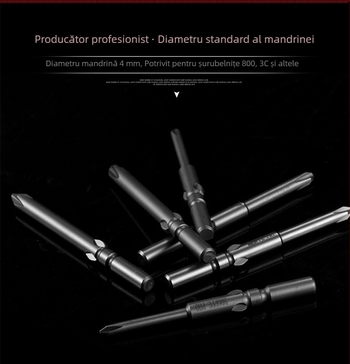 Bit magnetic pentru șurubelniță electrică Philips PH0, ax de 4 mm