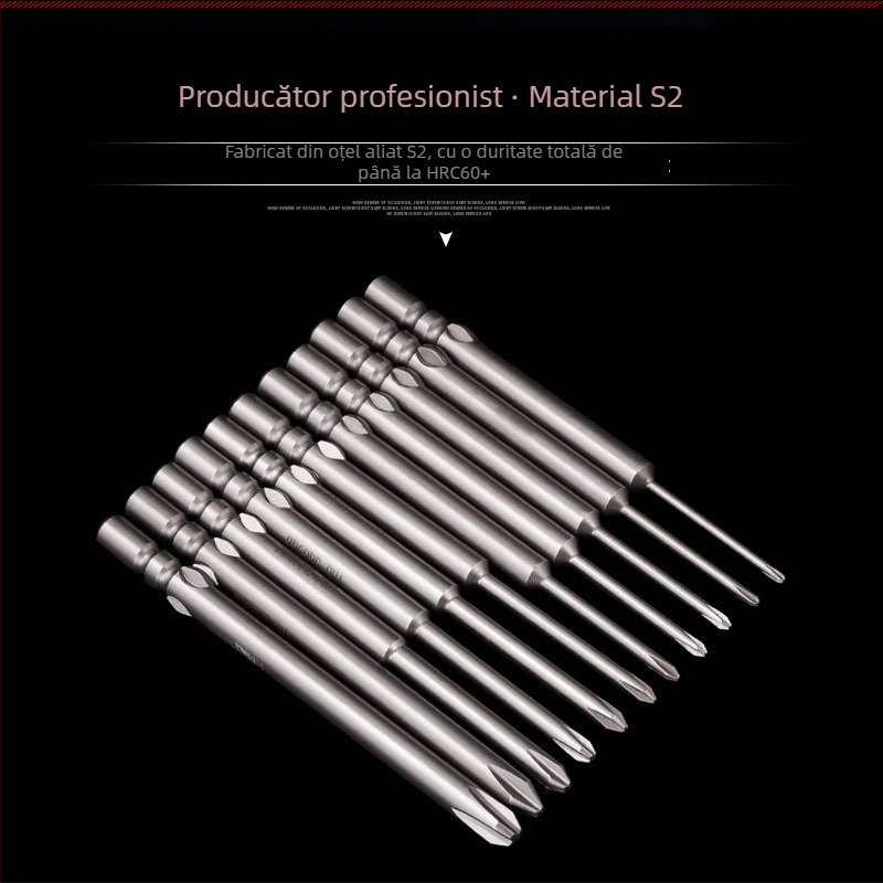 Bit magnetic pentru șurubelniță electrică Philips PH0, ax de 4 mm