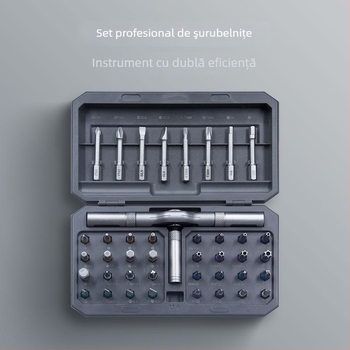 RS1 Set șurubelnițe cu clichet, 42 în 1, S2 oțel de instrument, magnetic, pentru uz casnic