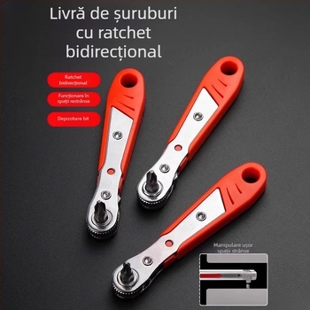 Set de șurubelnițe cu margine dreaptă, magnetice, cu biți scurți încrucișați și plat, cuplu maxim 25 N·m, lamă din oțel carbon, magnetizate, izolate