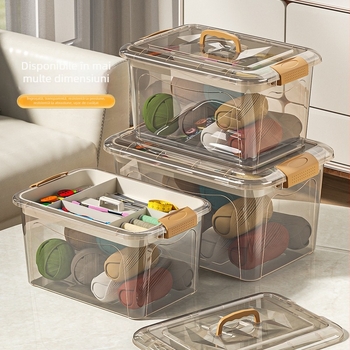 Cutie de depozitare pentru ace și ață, stil portabil de buzunar, plastic transparent, set de 20 de bucăți