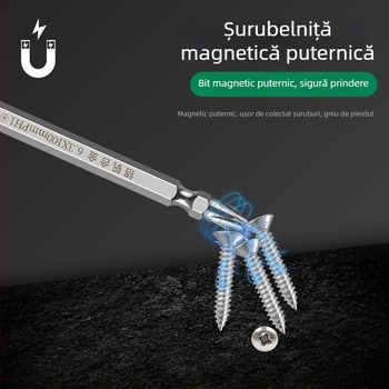 Șurubelniță duală cu cap cruci și plat, izolată, oțel CR-V, mâner TPR, nemagnetic