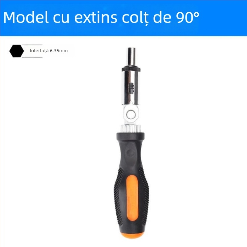 Șurubelniță cu ratchet, cheie Allen, mișcare înainte/înapoi, mâner în formă de T, 1 piesă, oțel 45#