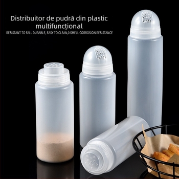 Bai Meidi recipient din plastic pentru condimente – pentru pulberi solide, origine Chaozhou, stil modern
