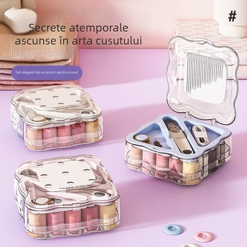 Kit de cusut portabil cu set magnetic de susținere; ambalaj cu 175 de cutii; 228,5 g; posibilitate de personalizare