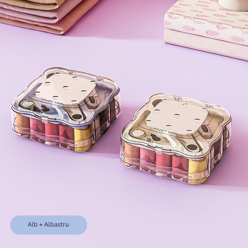 Kit de cusut portabil cu set magnetic de susținere; ambalaj cu 175 de cutii; 228,5 g; posibilitate de personalizare