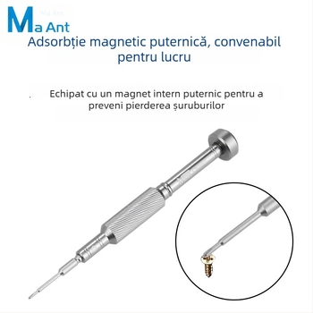 Ant Xin set de 17 șurubelnițe de precizie, oțel S2 pentru unelte, magnetice, neizolate, pentru repararea telefoanelor mobile