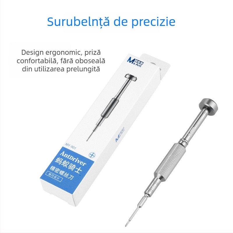 Ant Xin set de 17 șurubelnițe de precizie, oțel S2 pentru unelte, magnetice, neizolate, pentru repararea telefoanelor mobile