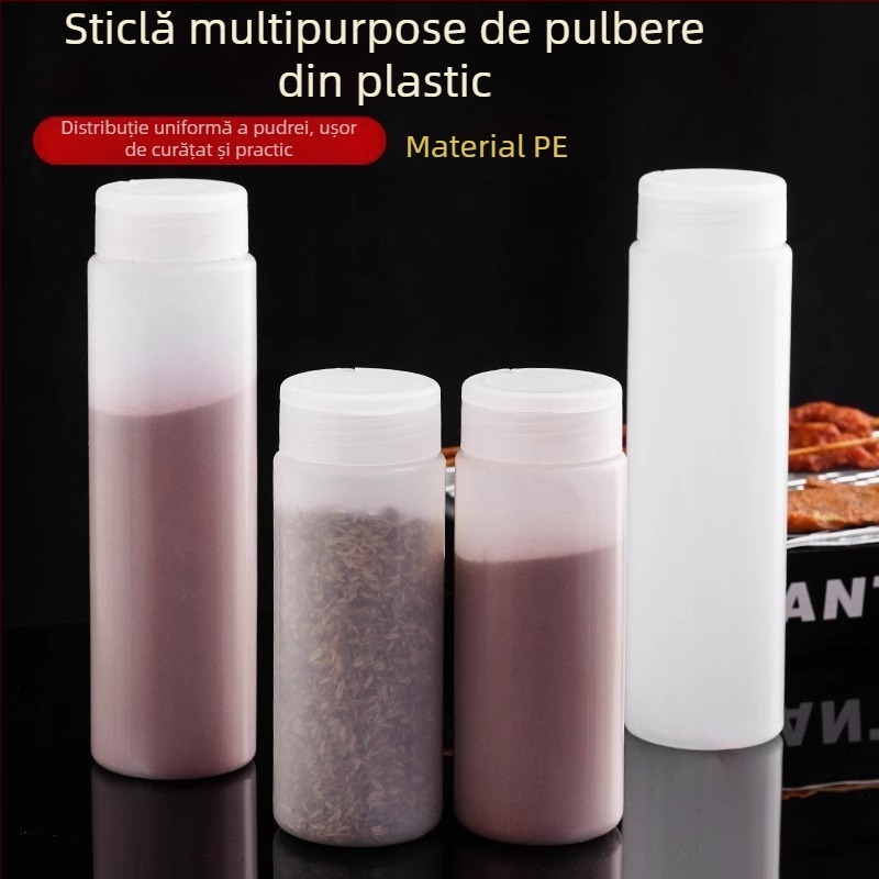 Yanda sticlă pulverizator din plastic – condimente solide (chimen, susan), pentru barbecu comercial, calitate de primă clasă, 2024